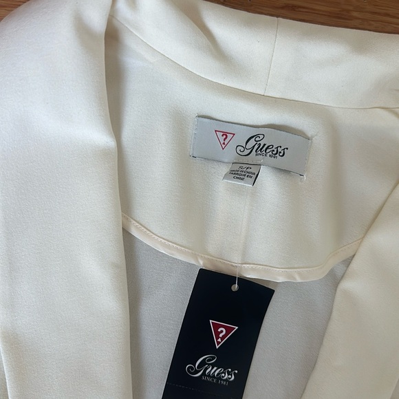NWT Guess Milk White Blazer Size S - Picture 2 of 3